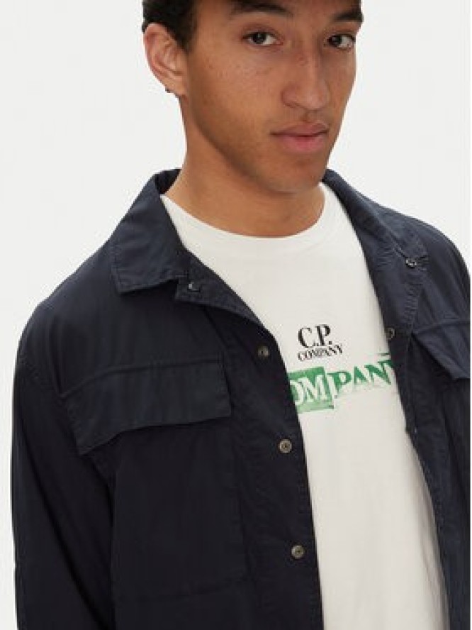C.P. Company Koszula 18CMOS237A005691G Granatowy Regular Fit