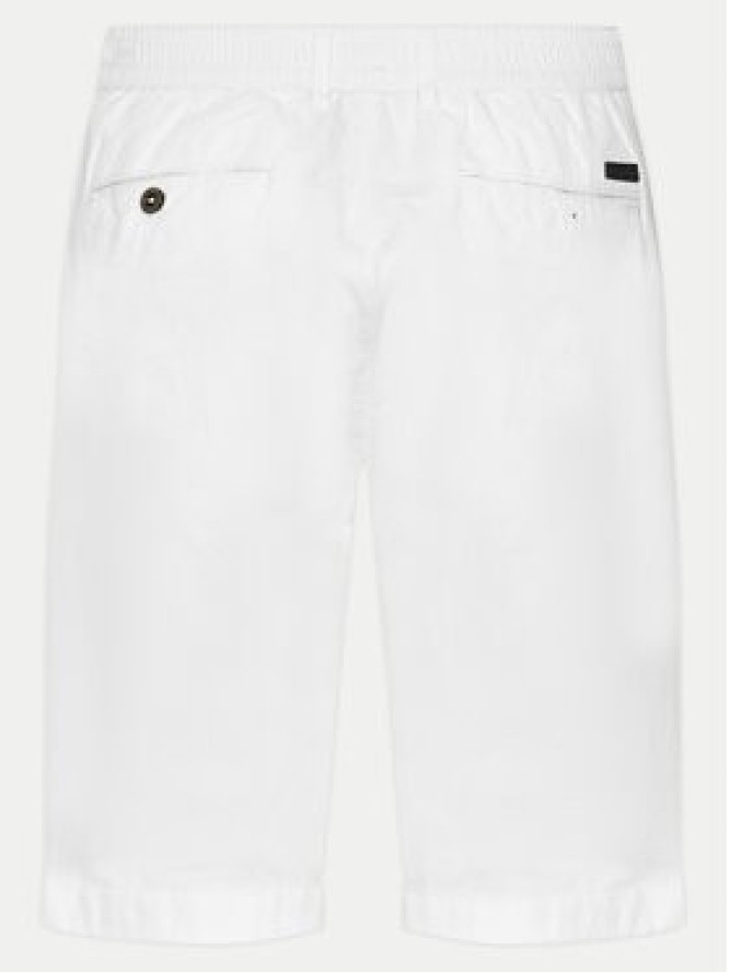 Pierre Cardin Szorty materiałowe C3 34770/000/5002 Écru Regular Fit