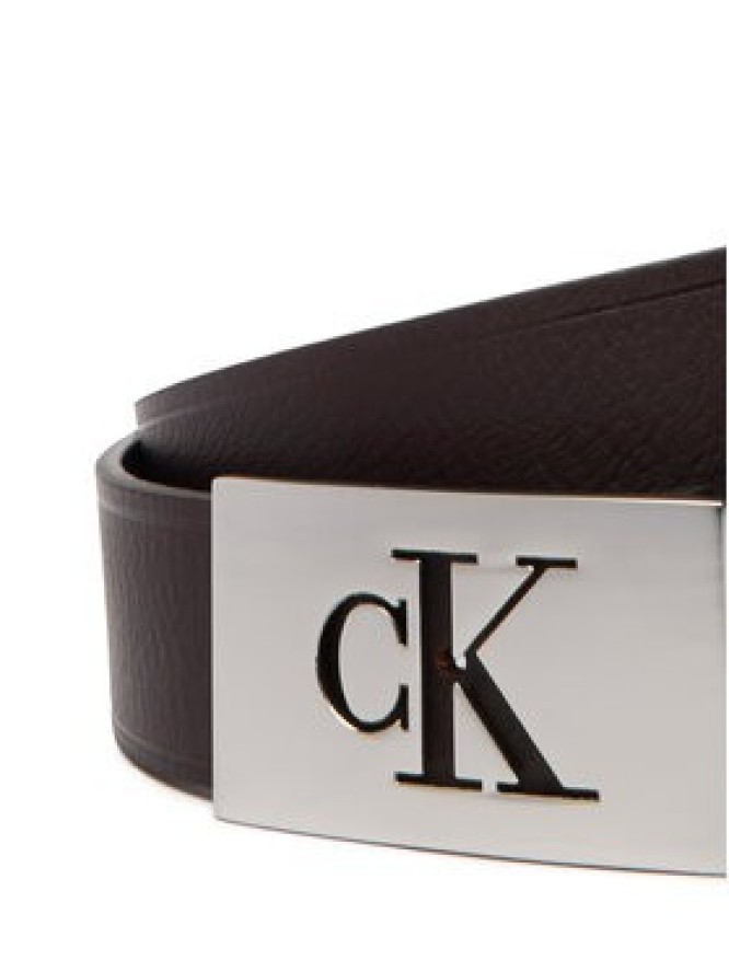 Calvin Klein Pasek Ssnl Mono Plaque 35Mm Fixed LV04D7086G Brązowy