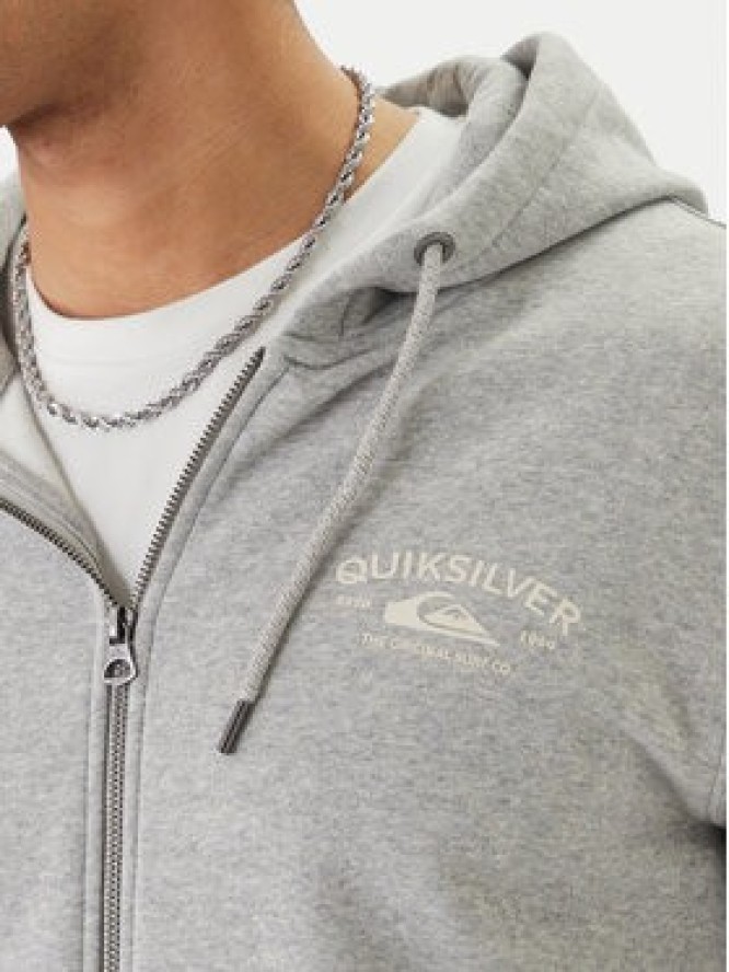 Quiksilver Bluza EQYFT05135 Szary Regular Fit