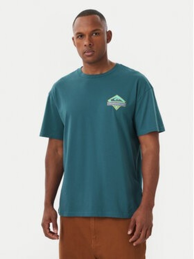Quiksilver T-Shirt Crystal Jet EQYZT08023 Niebieski Regular Fit