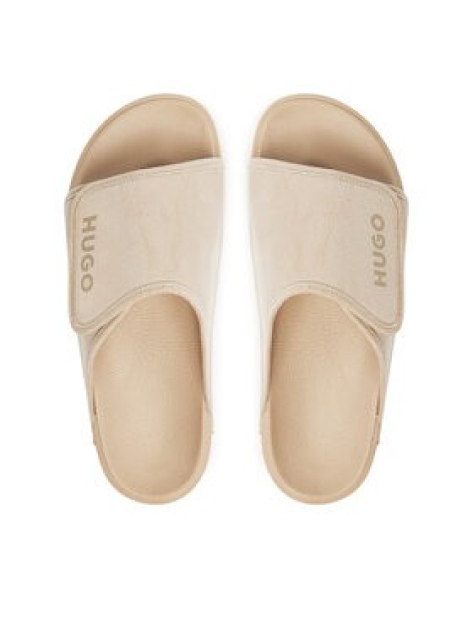 HUGO Klapki Evander 50548704 Beżowy