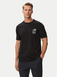 BOSS T-Shirt Te_Blueprint 50566628 Czarny Regular Fit