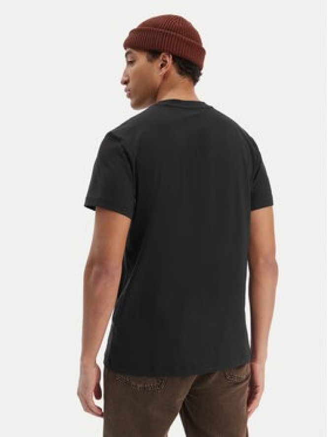 G-Star Raw T-Shirt Text Chest D25968-C506 Czarny Regular Fit