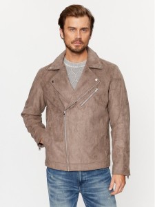 Jack & Jones Kurtka z imitacji skóry 12236853 Brązowy Regular Fit