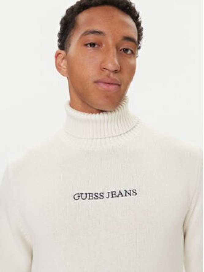 Guess Jeans Golf M5BR58 Z0561 Écru Regular Fit