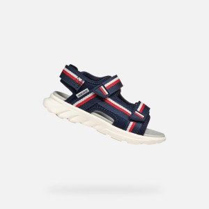 Sandały GEOX J SANDAL AIRADYUM BO Niebieski