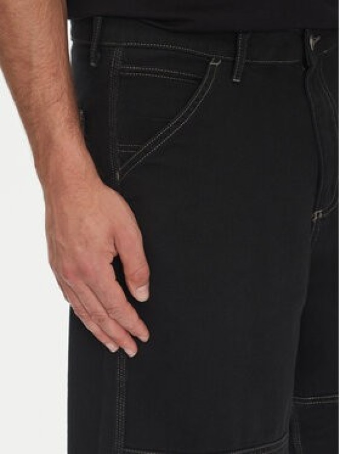 Jack & Jones Szorty materiałowe Owen 12278222 Czarny Baggy Fit