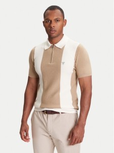 Guess Sweter M5YR11 Z3OE2 Beżowy Regular Fit