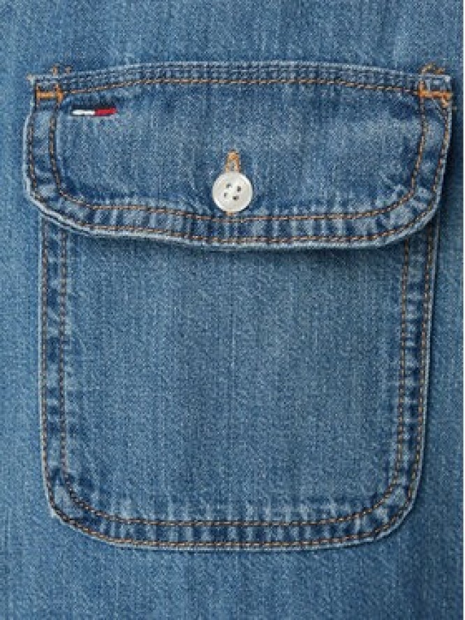 Tommy Jeans Koszula jeansowa DM0DM23028 Niebieski Relaxed Fit
