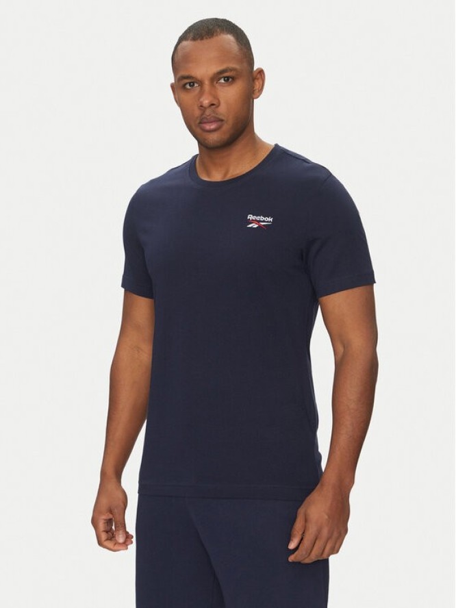 Reebok T-Shirt 100059647 Granatowy Regular Fit