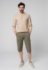 Szorty bojówki z paskiem P-ERGS