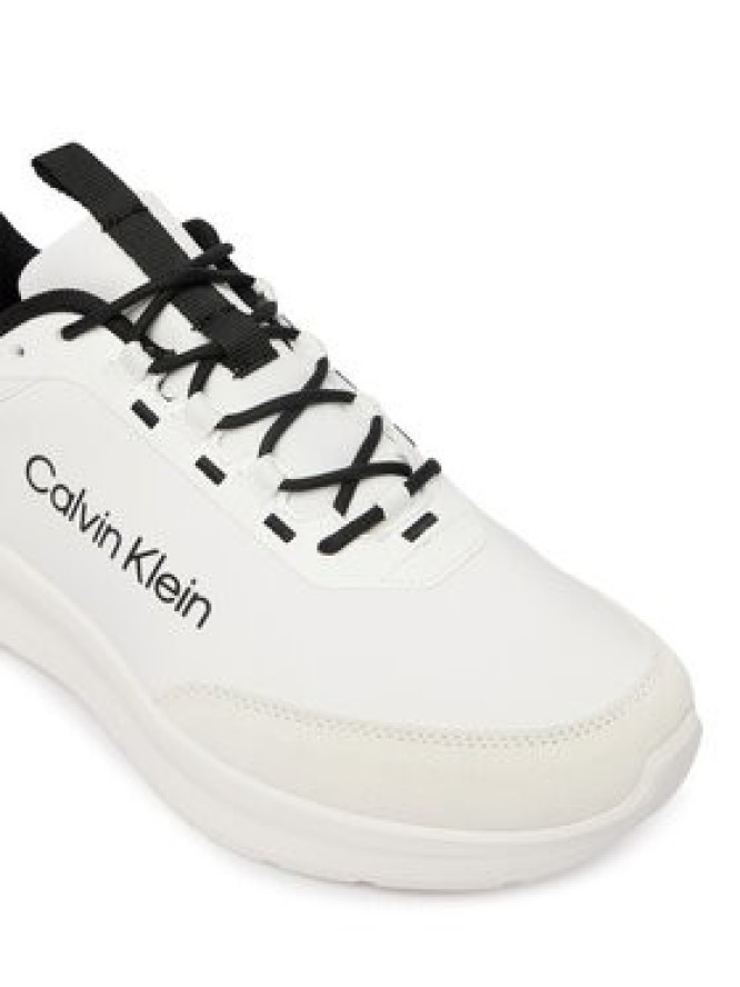 Calvin Klein Sneakersy Light Eva Runn Ess Laceup Ny-Su HM0HM02342 Biały