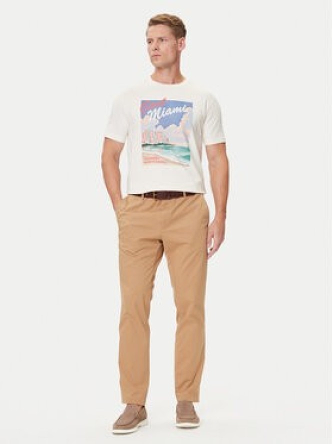 Gant T-Shirt 2003341 Écru Regular Fit