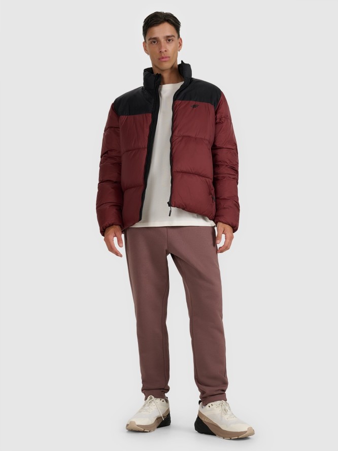 4F Kurtka puchowa z wypełnieniem syntetycznym męska - czerwona S