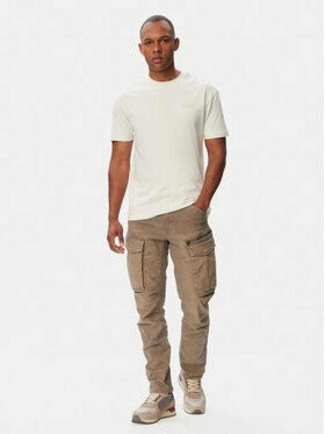 Napapijri T-Shirt Yourte NP0A8AU2 Kremowy Relaxed Fit