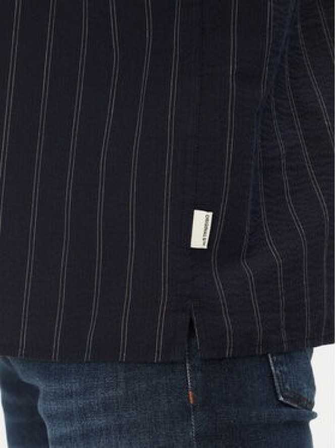 Jack & Jones Koszula Luke 12271099 Granatowy Relaxed Fit