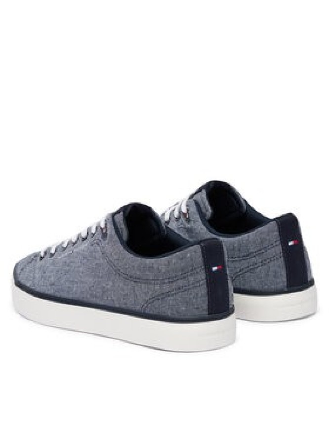 Tommy Hilfiger Tenisówki Th Hi Vulc Core Low Chambray FM0FM05818 Niebieski