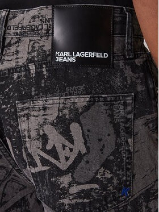 Karl Lagerfeld Jeans Jeansy B1M10058 Szary Regular Fit