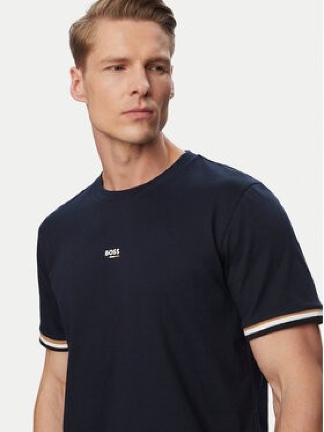 BOSS T-Shirt Iconic 50557198 Granatowy Regular Fit