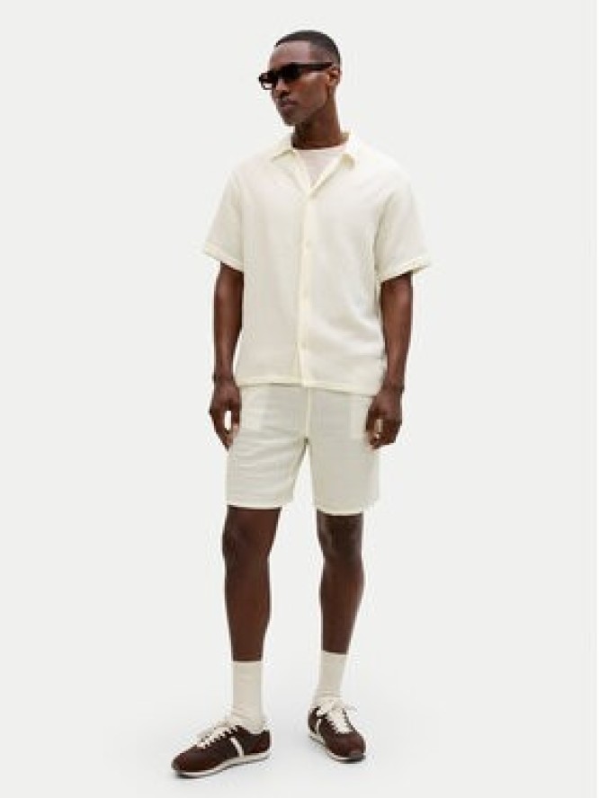 Jack & Jones Szorty materiałowe Jaiden 12274758 Biały Relaxed Fit