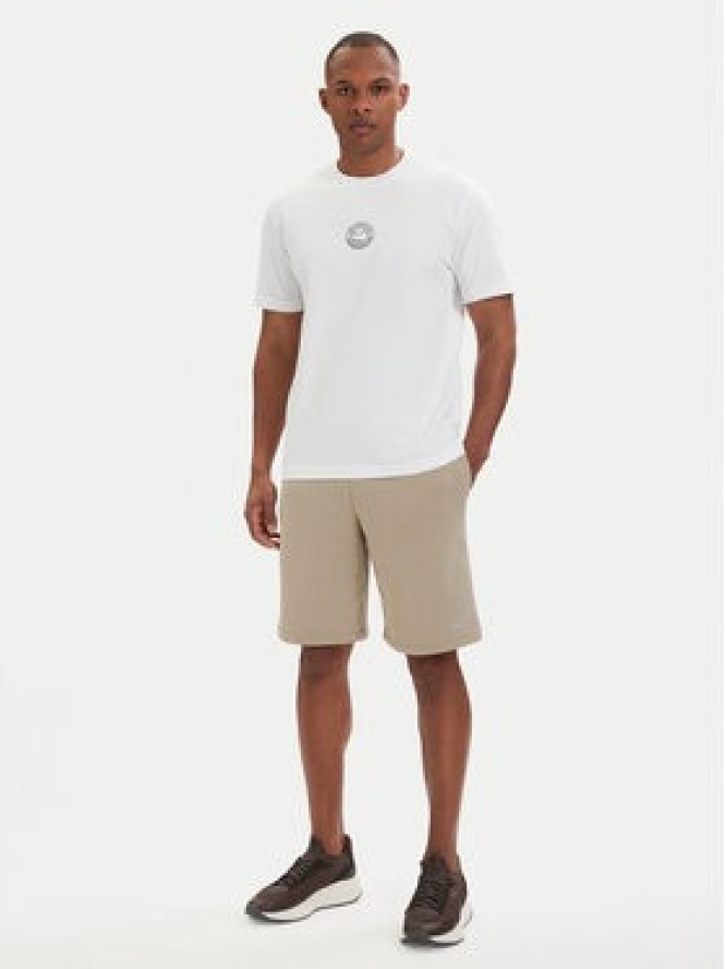 BOSS T-Shirt Open 50560293 Biały Relaxed Fit