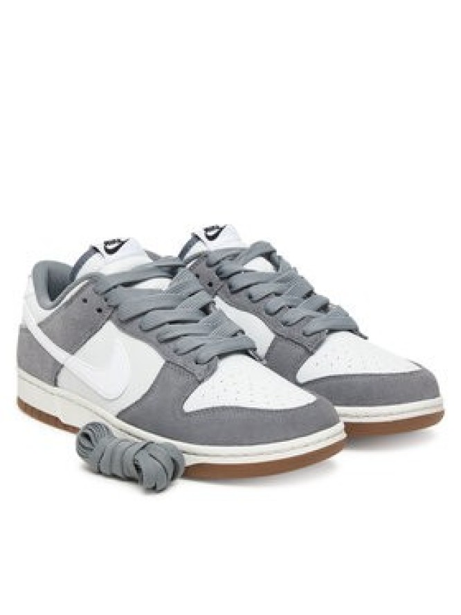 Nike Sneakersy Dunk Low Retro Se IB6399 001 Szary