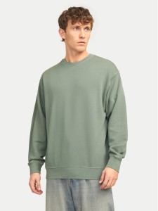 Jack & Jones Bluza Charge 12268273 Zielony Loose Fit