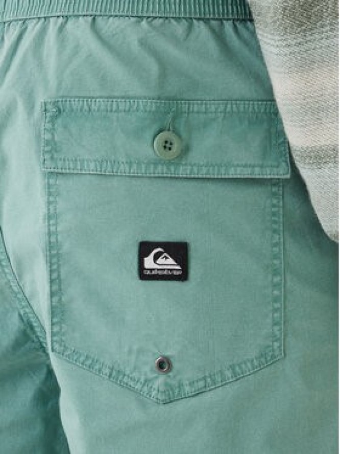 Quiksilver Szorty materiałowe Taxer Fatigue EQYWS03897 Zielony Regular Fit