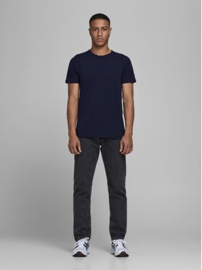 Jack & Jones T-Shirt Basic 12058529 Granatowy Stretch Fit