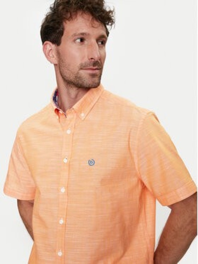 Bugatti Koszula 9450 58334A Pomarańczowy Modern Fit