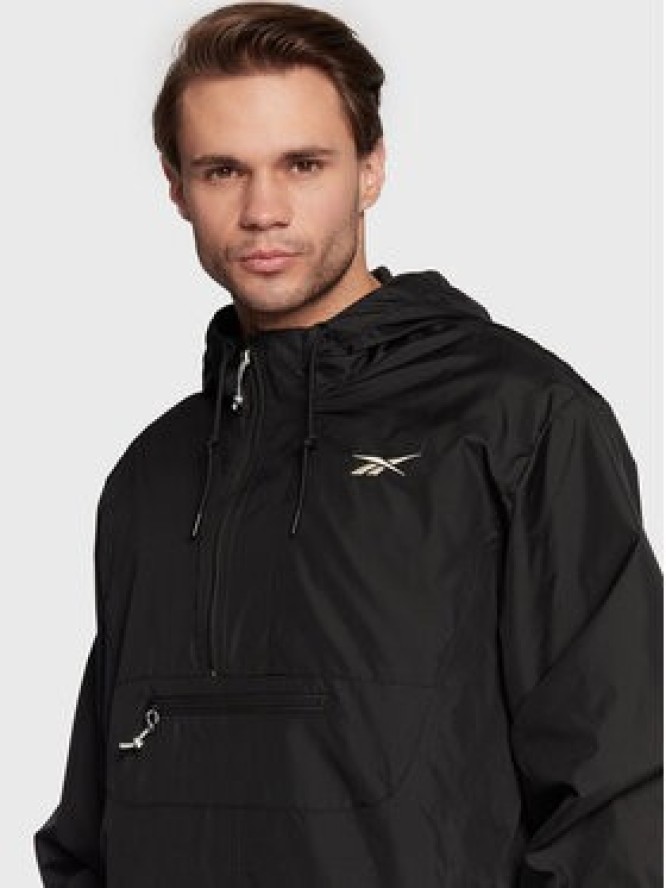 Reebok Kurtka anorak Vector HG8932 Czarny Relaxed Fit