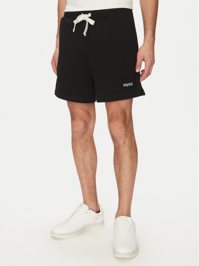 HUGO Szorty sportowe Dulasho 50534677 Czarny Relaxed Fit