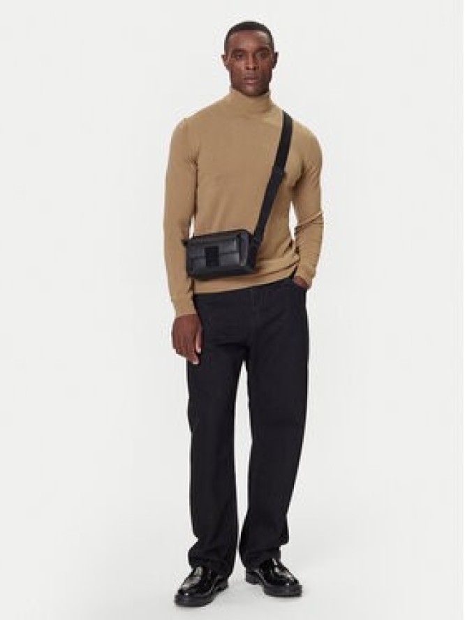 KARL LAGERFELD Golf 655058 554399 Beżowy Regular Fit