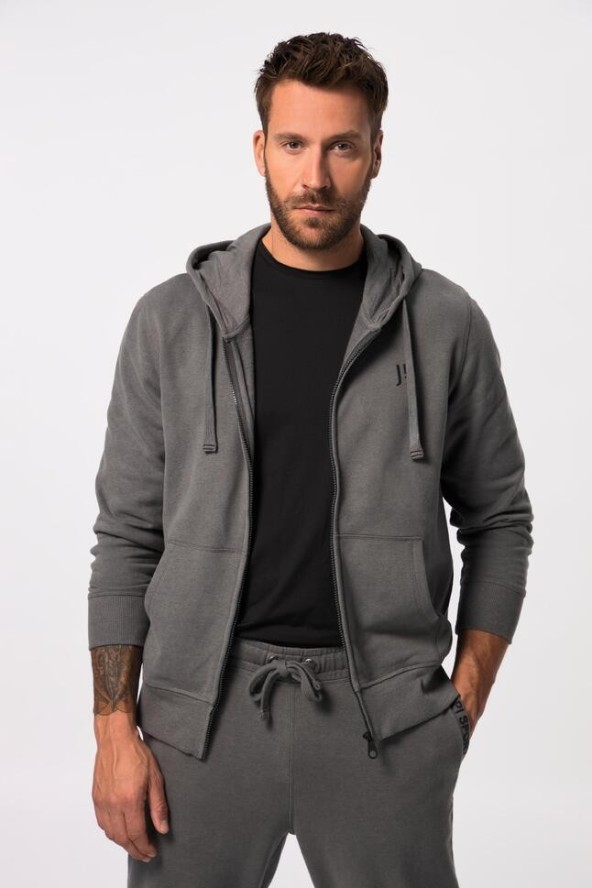 Męska Rozpinana bluza z kapturem fitness dzianina dresowa kaptur nadruki