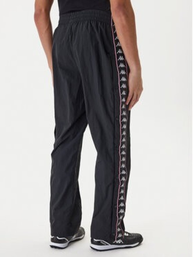 Kappa Spodnie dresowe 361W7JW Czarny Comfort Fit