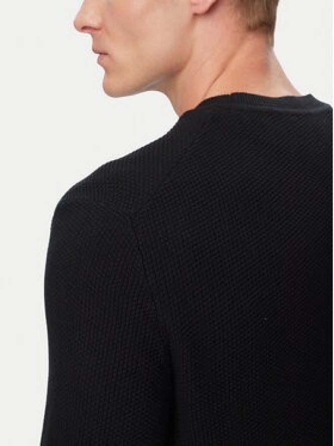 Calvin Klein Sweter LV04LF304G Czarny Regular Fit