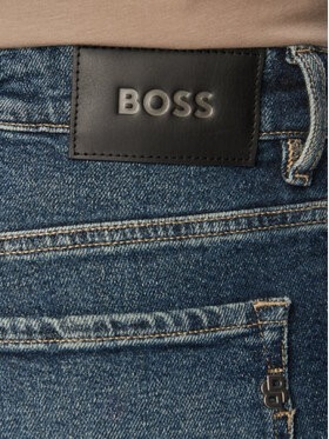 BOSS Jeansy Ogden 50569039 Granatowy Straight Fit