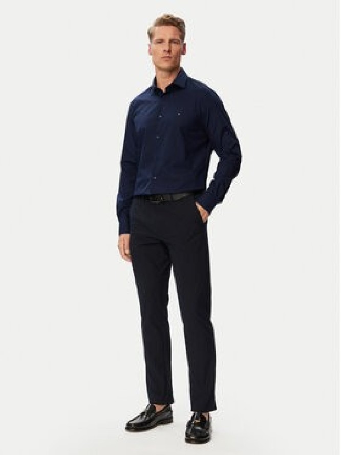 Tommy Hilfiger Koszula MW0MW43749 Granatowy Regular Fit