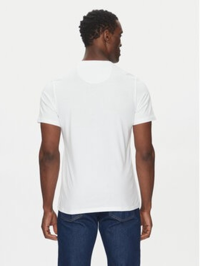 Barbour T-Shirt Preppy MTS0502WH11 Biały Tailored Fit