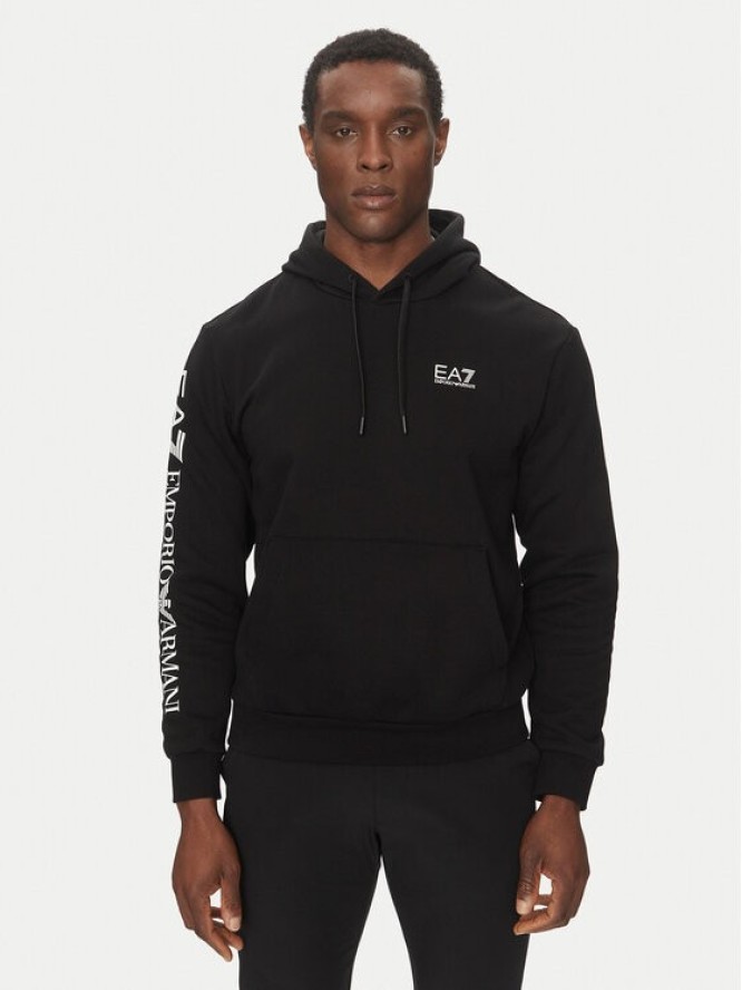 EA7 Emporio Armani Bluza 7M000570 AF10377 MC001 Czarny Regular Fit