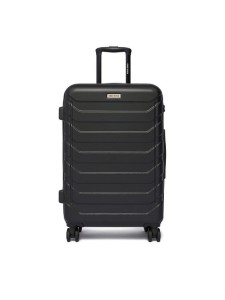 GINO ROSSI Walizka średnia C-GIN-M-001-05-BLACK Czarny