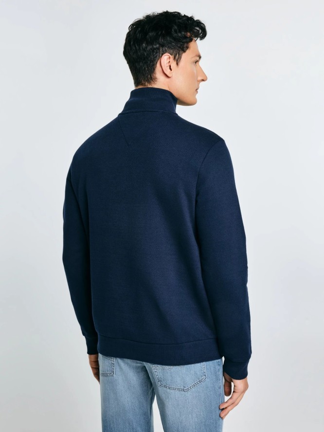 Bluza męska ze stójką granatowa Salih 403