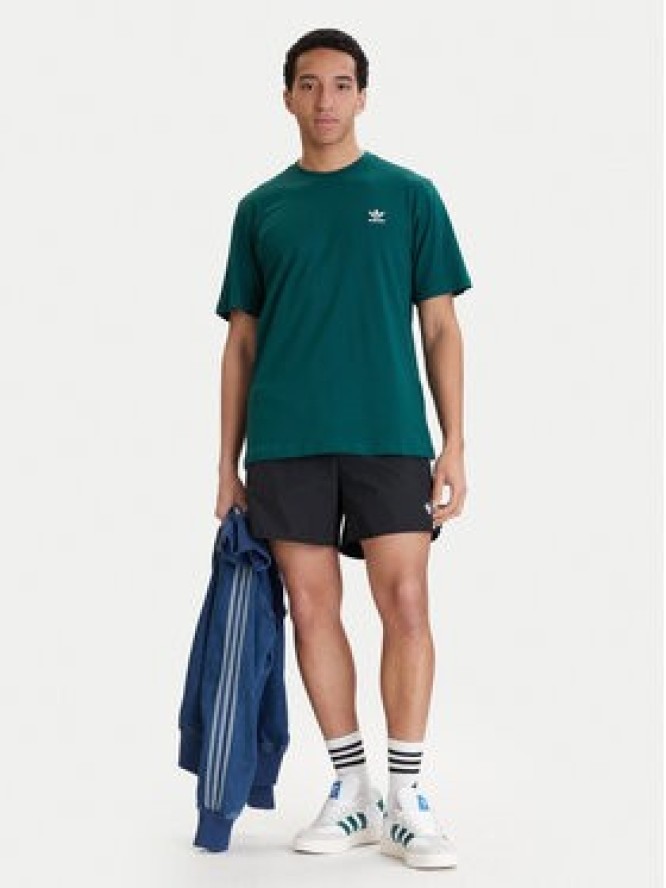 adidas T-Shirt Trefoil Essentials KD1323 Zielony Regular Fit