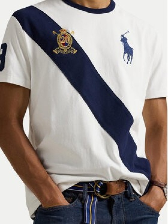 Polo Ralph Lauren T-Shirt 710981767004 Biały Regular Fit