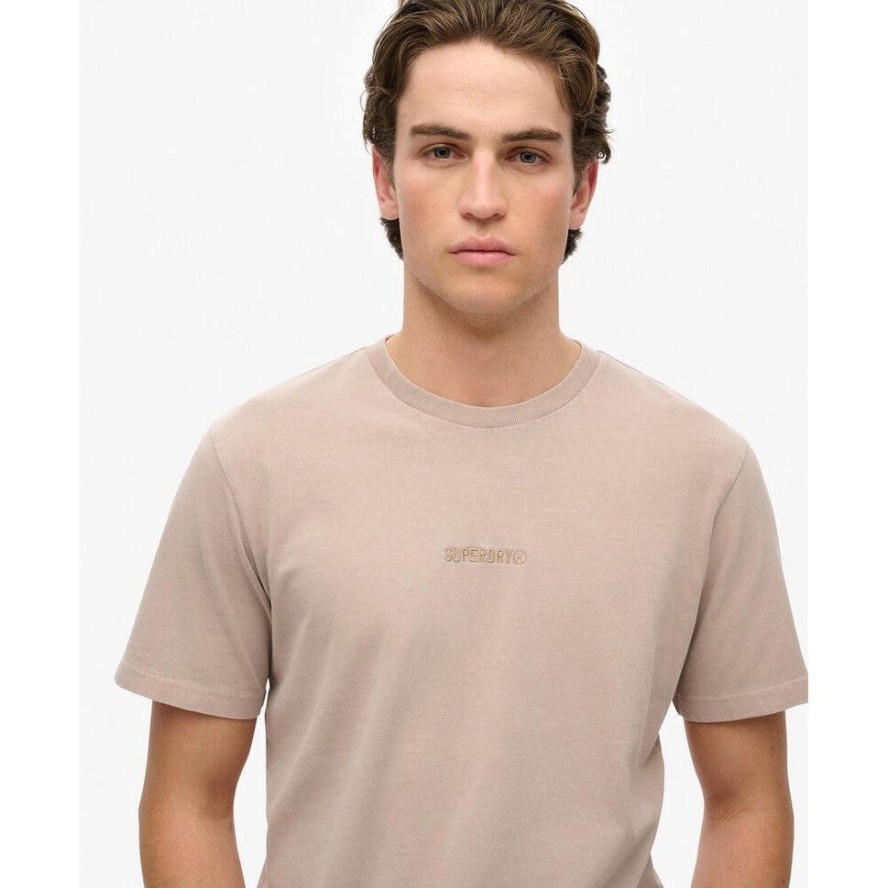 T-shirt z micro-logo Superdry