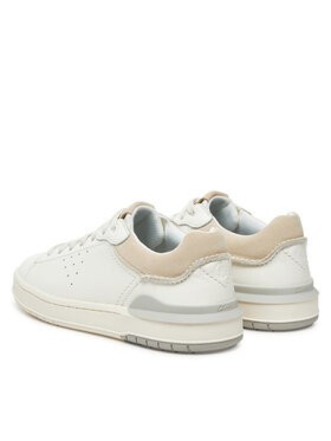Clarks Sneakersy Courtlite2 Run 26181325 Biały