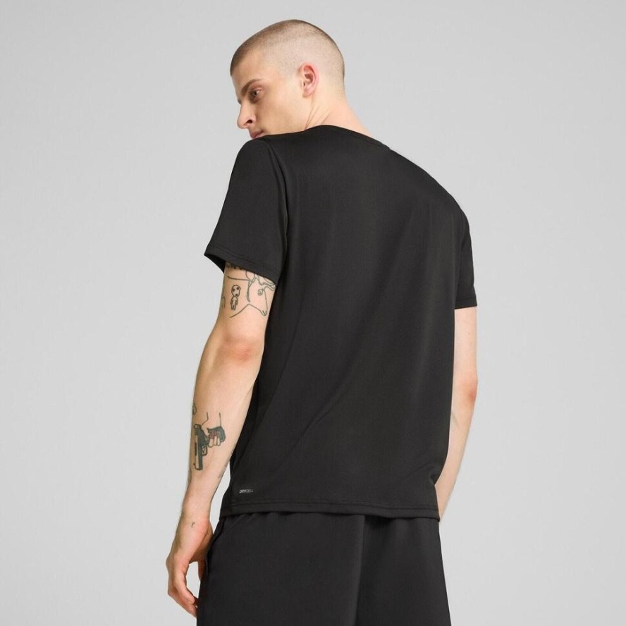 Męska jednokolorowa koszulka TAD ESSENTIALS z logo Cat PUMA