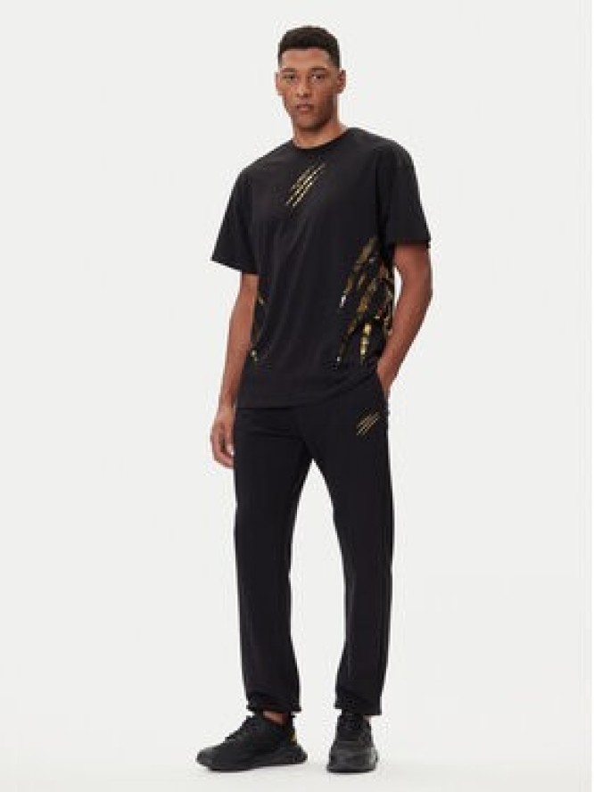 Plein Sport T-Shirt FAEC MTK8358 STE001N Czarny Loose Fit