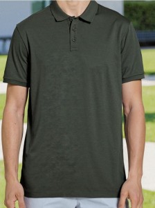 Bawełniana koszulka polo - zielony